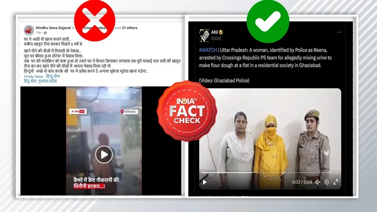 Fact Check: पेशाब से आटा गूंथने वाली नौकरानी नहीं है मुसलमान, जानें पूरी कहानी FACT CHECK- India TV Hindi
