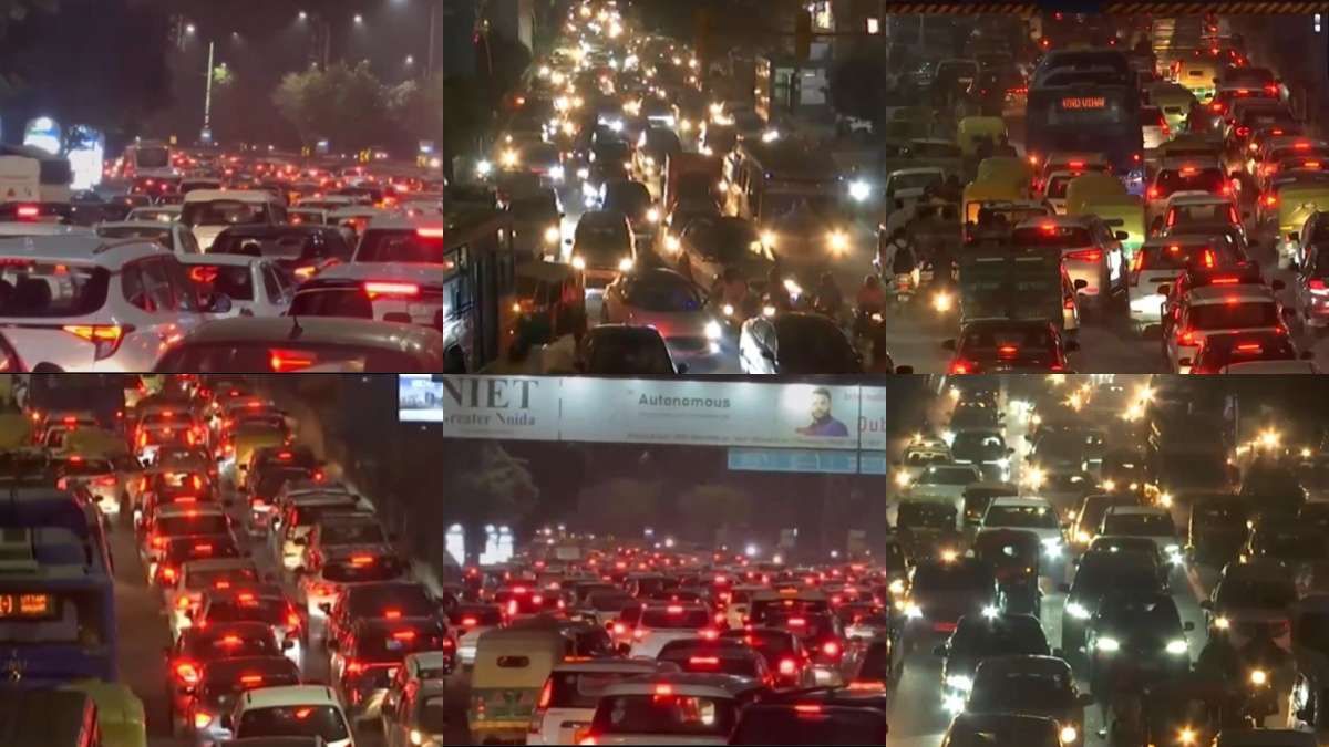 दिवाली से पहले दिल्ली-NCR में भयंकर जाम, इन इलाकों में रेंगती दिखी गाड़ियां; Video देख पकड़ लेंगे सिर