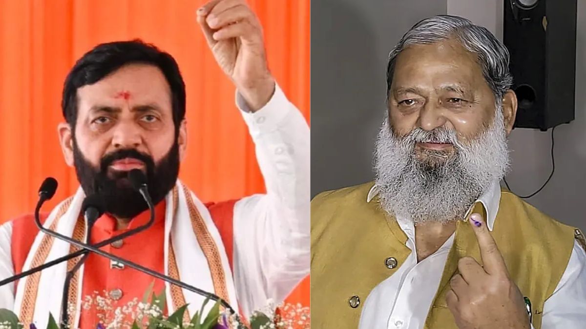 Haryana Election Results 2024 : लाडवा सीट से सीएम सैनी आगे, अंबाला कैंट पर अनिल विज पीछे, जानें ताजा अपडेट