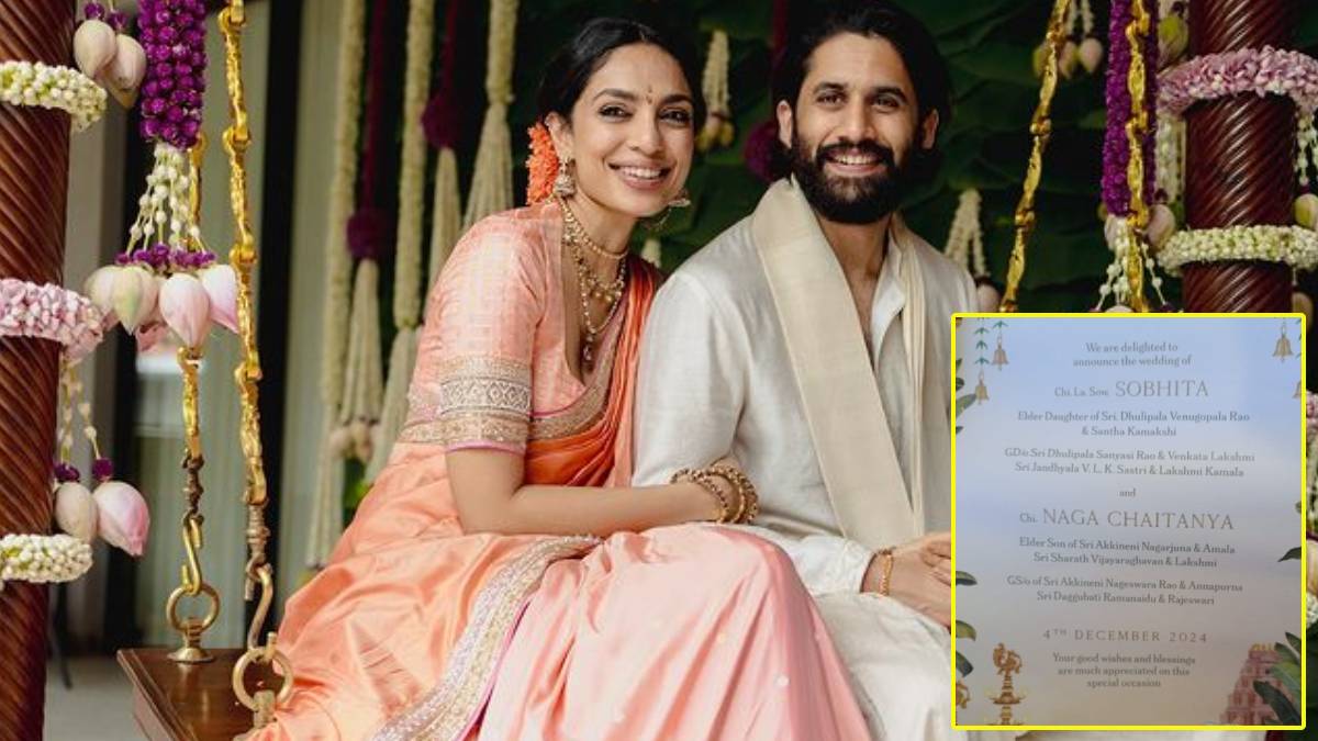 नागा चैतन्य दूसरी बार बनेंगे दूल्हा, इस दिन शोभिता संग रचाएंगे ब्याह, शादी से पहले वेडिंग कार्ड हुआ लीक!