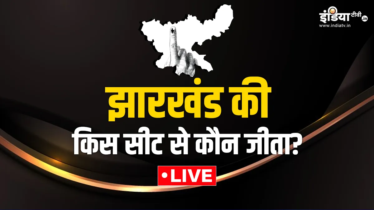 Jharkhand Assembly Election 2024: झारखंड की किस सीट से कौन जीता? देखें यहां विधानसभा-वार रिजल्ट Jharkhand Assembly Election 2024- India TV Hindi
