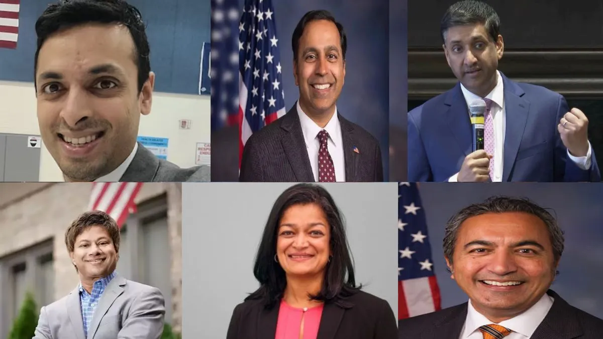 US Election 2024: प्रतिनिधि सभा में भारतीय मूल के 6 अमेरिकियों ने जीत दर्ज कर रच दिया इतिहास, जानें कैसे हुआ करिश्मा? US प्रतिनिधि सभा में जीत दर्ज करने वाले भारतीय मूल के क्रमशः सुब्रमण्यम, राजाकृष्णमूर्ति, रो खन्ना, - India TV Hindi