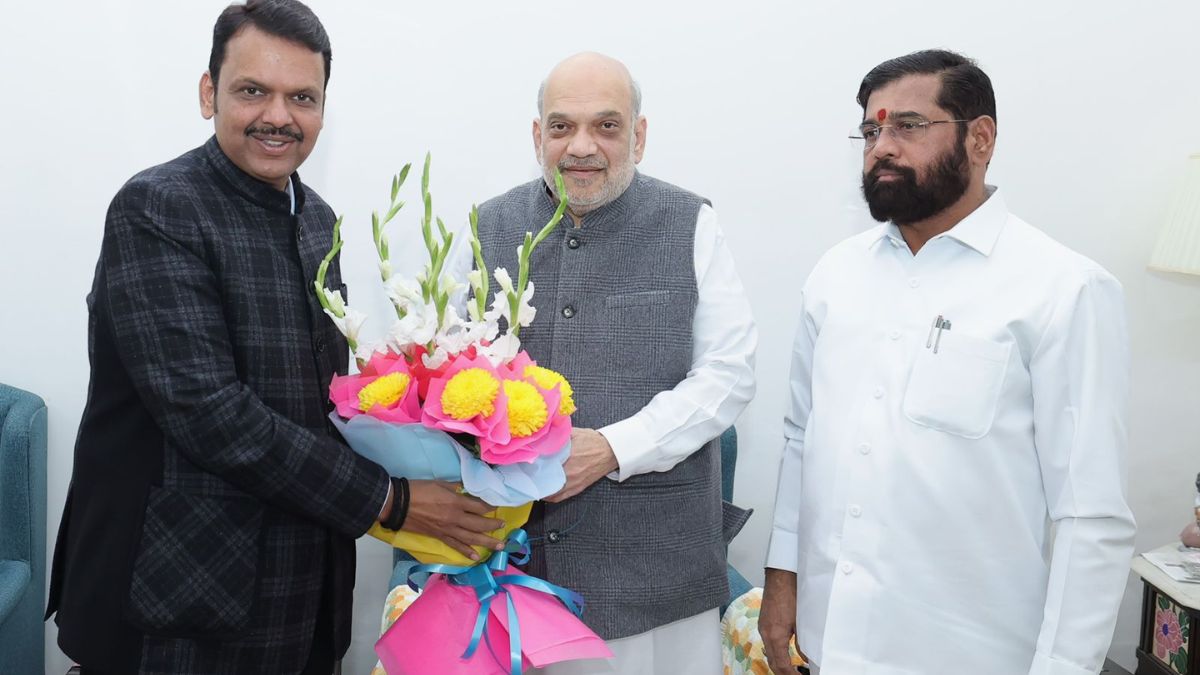 Devendra Parashar दिल्ली में अमित शाह के साथ एकनाथ शिंदे की मीटिंग, बैठक में देवेंद्र ...