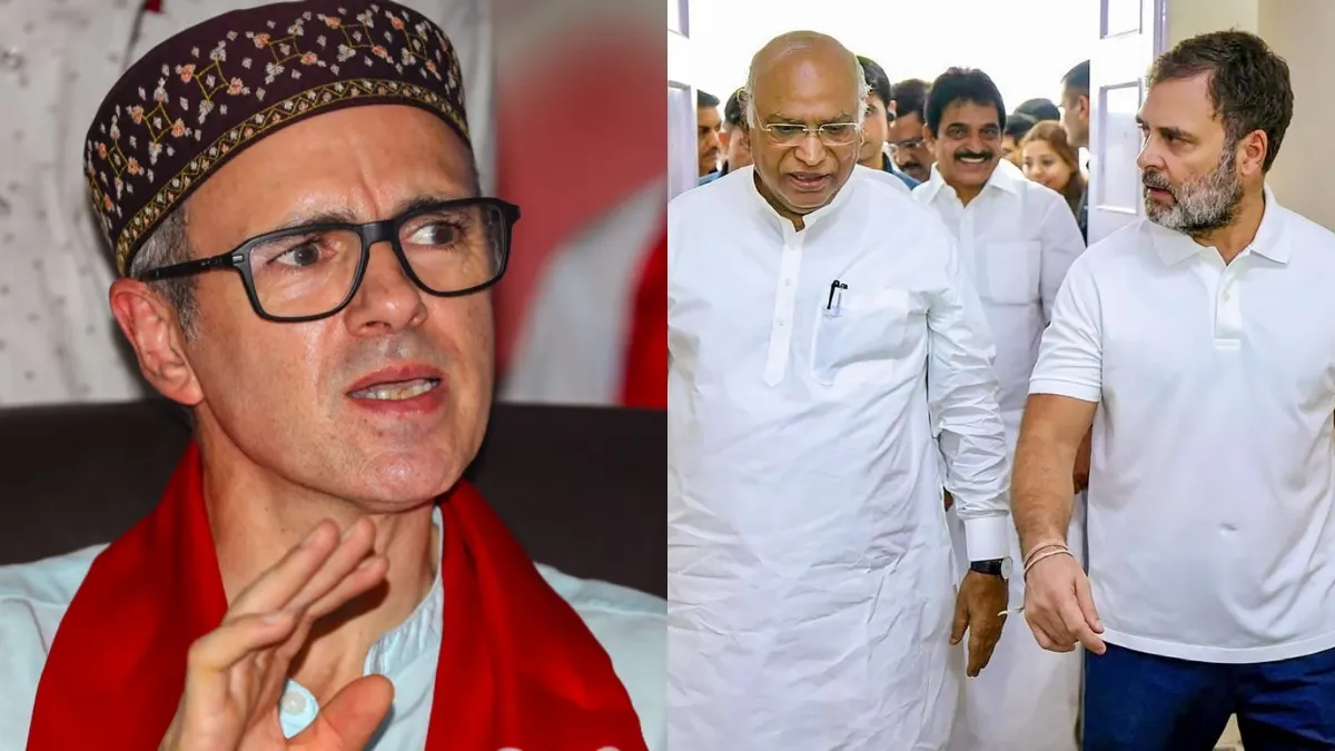 कांग्रेस को उमर अब्दुल्ला ने दी नसीहत, बोले- EVM को लेकर शिकायतें करना बंद करें कांग्रेस को उमर अब्दुल्ला ने दी नसीहत।- India TV Hindi