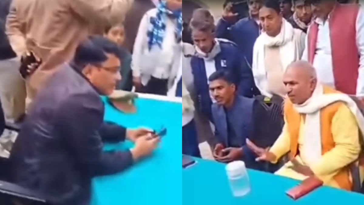 Video: दरोगा ने BJP कार्यकर्ता को थाने से भगाया, पूर्व विधायक से की बहस, कहा- ‘आप की गाली सुनने नहीं बैठे हैं’