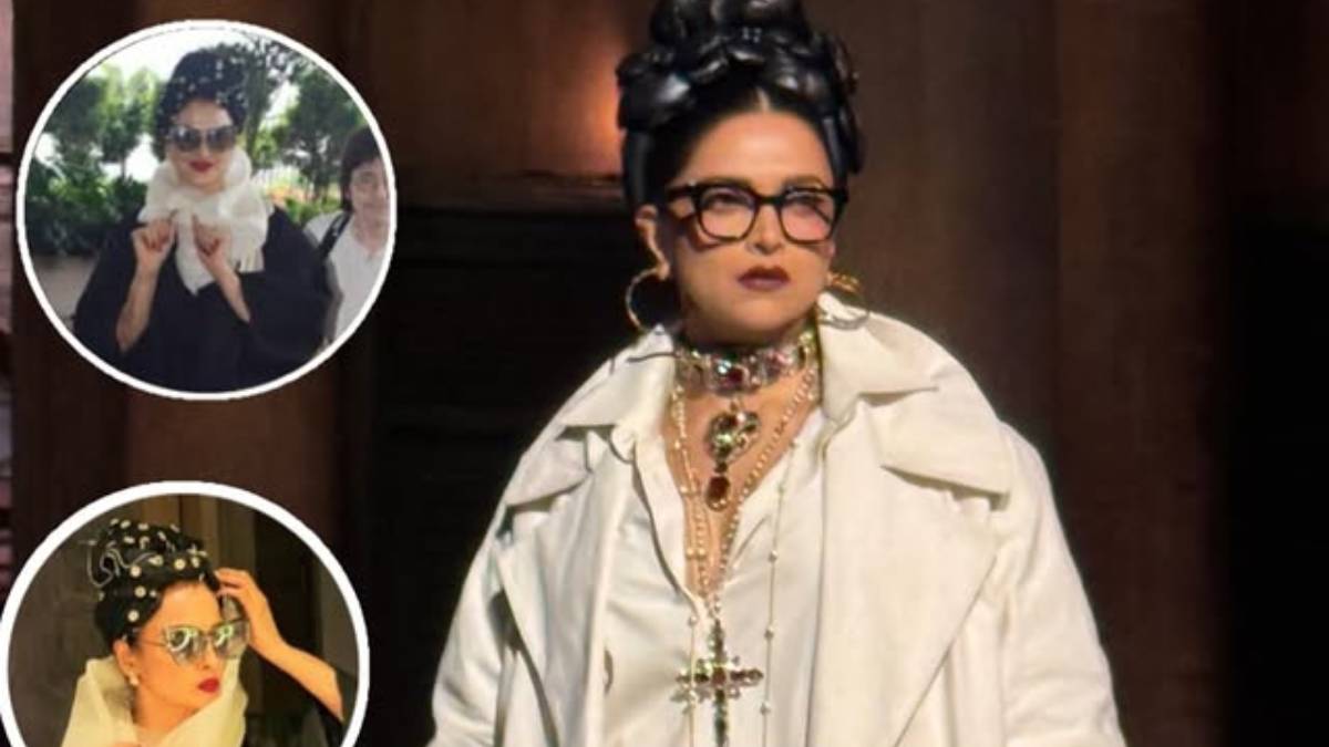 काला चश्मा, लेदर ग्लव्ज.. मां बनने के बाद दीपिका का पहला रैंप वॉक, फैंस को याद आया रेखा का आइकॉनिक लुक काला चश्मा, लेदर ग्लव्ज.. मां बनने के बाद दीपिका का पहला रैंप वॉक, फैंस को याद आया रेखा का आइकॉनिक लुक