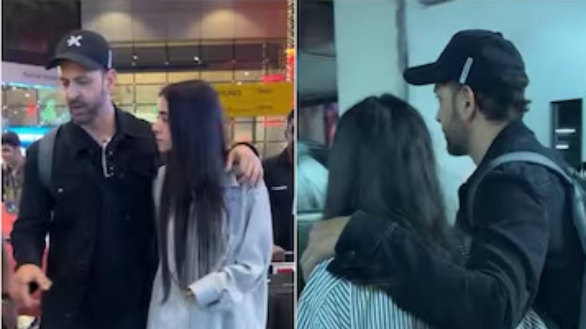 ‘कंधे पर हाथ और आंखों में प्यार’, गर्लफ्रेंड सबा के साथ छुट्टियां मनाकर लौटे ऋतिक रोशन, वायरल हुआ वीडियो
