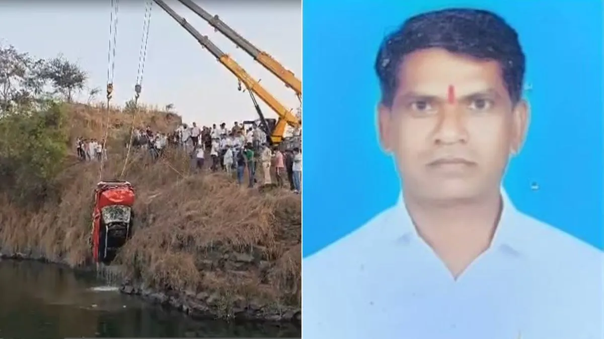 शिवसेना शिंदे गुट के नेता अशोक धोडी की कार तालाब से बरामद, अंदर रस्सी से बंधा शव देख मचा हड़कंप shivsena leader ashok dhodi murder- India TV Hindi