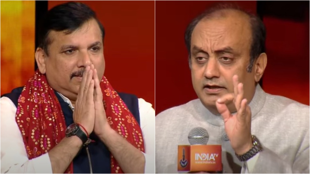 Chunav Manch: चुनाव मंच में पहुंचे सुधांशु त्रिवेदी और संजय सिंह, दिल्ली चुनाव को लेकर जमकर हुई बहस