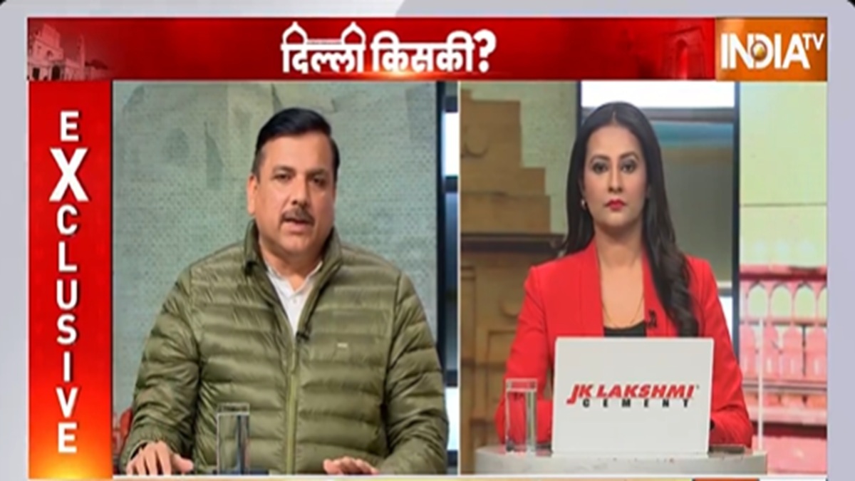 Delhi Kiski: इंडिया टीवी के स्पेशल कॉन्क्लेव ‘दिल्ली किसकी’ में AAP  सांसद संजय सिंह – India TV Hindi