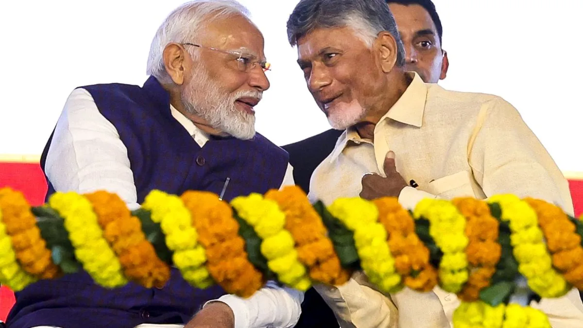PM मोदी ने आंध्र प्रदेश को दी दो लाख करोड़ रुपये से ज्यादा की सौगात, कहा-टेक्नोलॉजी का केंद्र बने यह राज्य Narendra Modi, Chandrababu Naidu- India TV Hindi