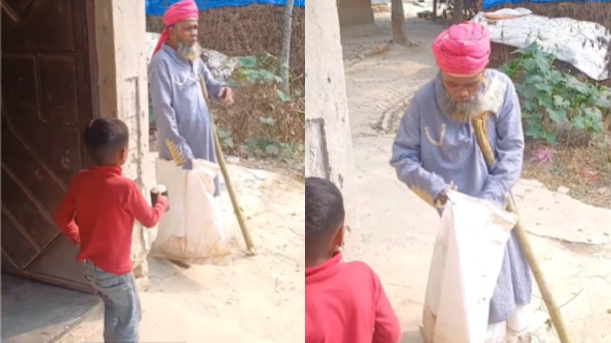 शैतान बच्चे ने फकीर के साथ किया ऐसा प्रैंक कि सोच में पड़ गए बाबा जी, Video हुआ वायरल शैतान बच्चे ने फकीर के साथ किया ऐसा प्रैंक कि सोच में पड़ गए बाबा जी, Video हुआ वायरल