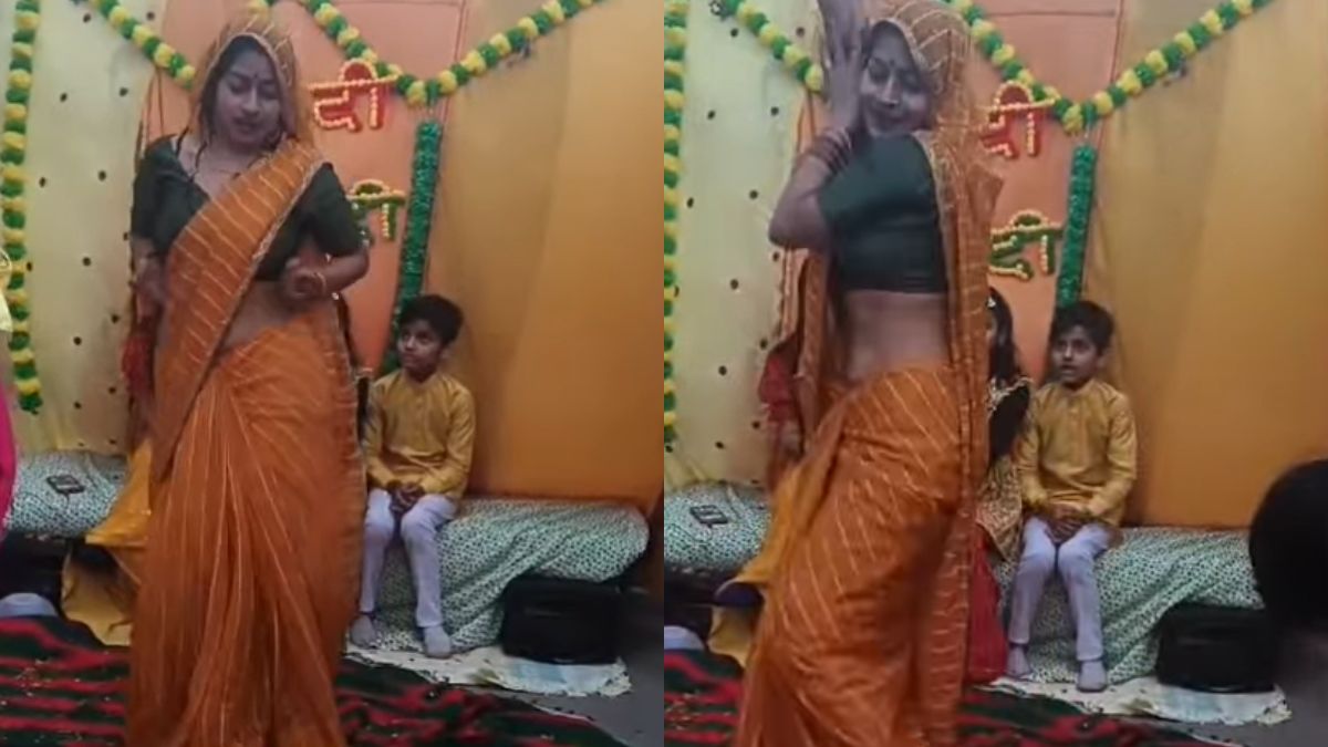 हल्दी के शगुन पर भाभी ने भोजपुरी गाने पर डांस कर लगा दिए चार चांद, Video देखने वालों का भी शुभ हो गया दिन