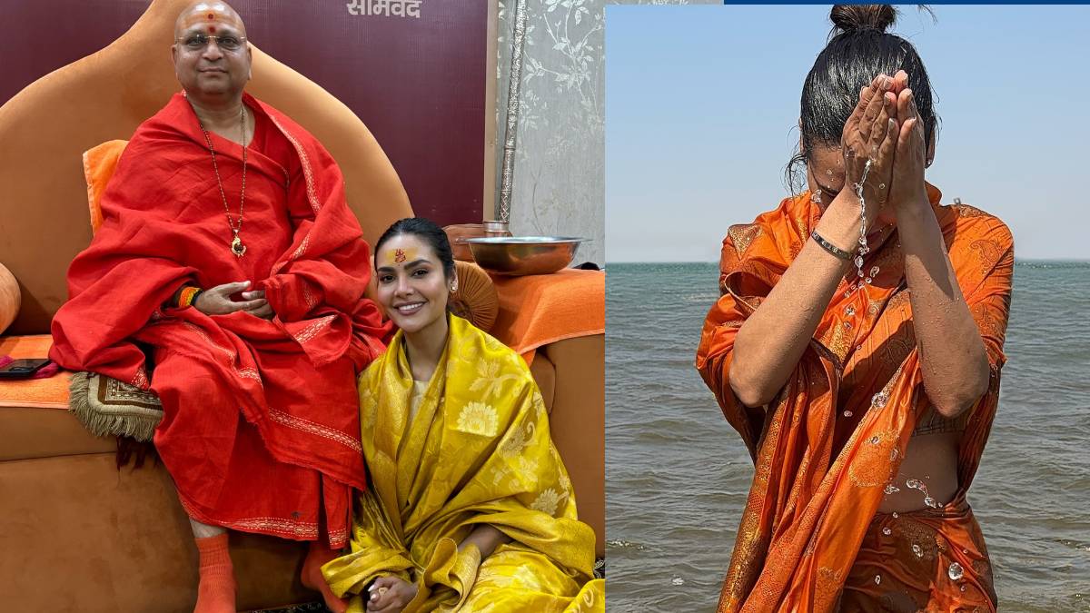 महाकुंभ पहुंची ‘आश्रम की सोनिया’, बाबा के चरणों में माथा टेक लिया आर्शीवाद  – India TV Hindi