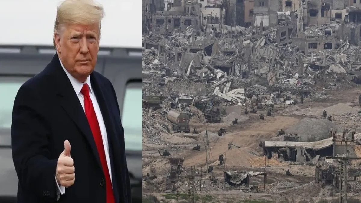 अधिकारियों ने बताया ट्रंप का प्लान, जानिए गाजा को लेकर आखिर चाहता क्या है अमेरिका अमेरिका के राष्ट्रपति डोनाल्ड ट्रंप और गाजा का हाल- India TV Hindi