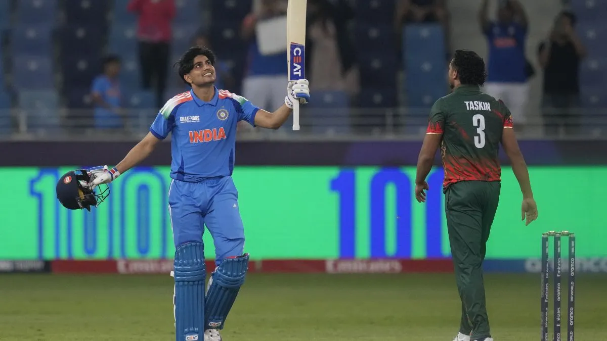 चैंपियंस ट्रॉफी के डेब्यू मैच में ही शुभमन गिल ने रचा इतिहास, ऐसा करने वाले बने तीसरे सबसे युवा बल्लेबाज Shubman Gill- India TV Hindi