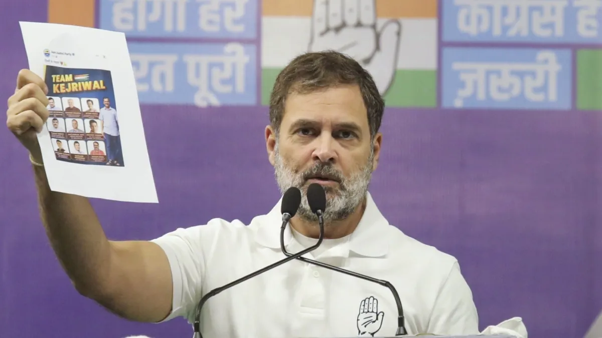 'वैगनआर से आए और शीशमहल में चले गए', राहुल गांधी ने केजरीवाल पर साधा निशाना Rahul gandhi- India TV Hindi