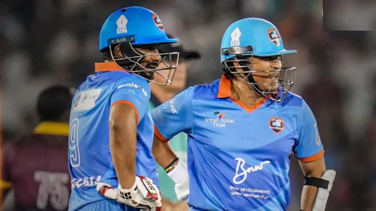 इस खिलाड़ी ने इंडिया मास्टर्स को अपने दम पर जिताया खिताब, हासिल किए 50,000 रुपए के इतने सारे चेक अंबाती रायडू और सचिन तेंदुलकर- India TV Hindi