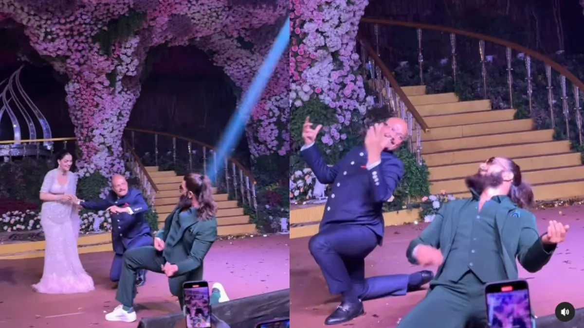 रणवीर सिंह की एनर्जी भी अंकल के सामने पड़ी फीकी, रोकती रही बेटी, हाथ छुड़ाकर झन्नाटेदार डांस करने से बाज नहीं आए Ranveer singh and uncle dance- India TV Hindi