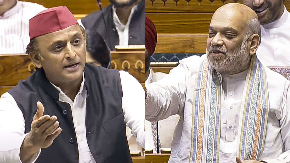 अखिलेश यादव ने लोकसभा में ली BJP की चुटकी, अमित शाह ने जवाब से कर दी बोलती बंद