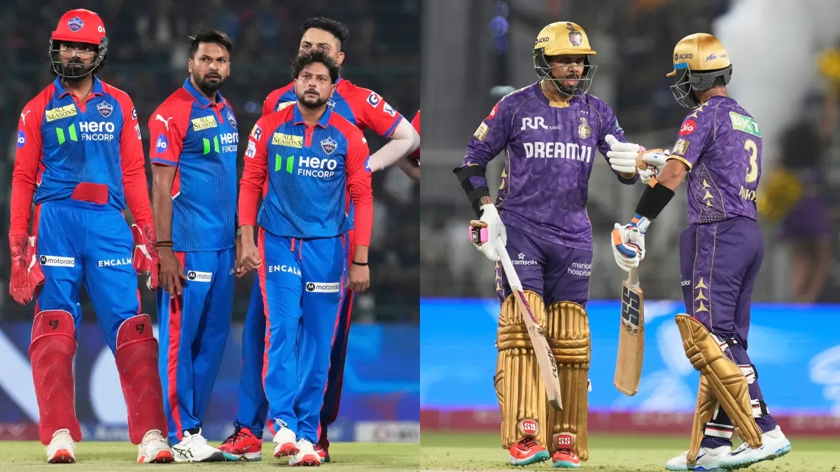 DC vs KKR Head to Head

