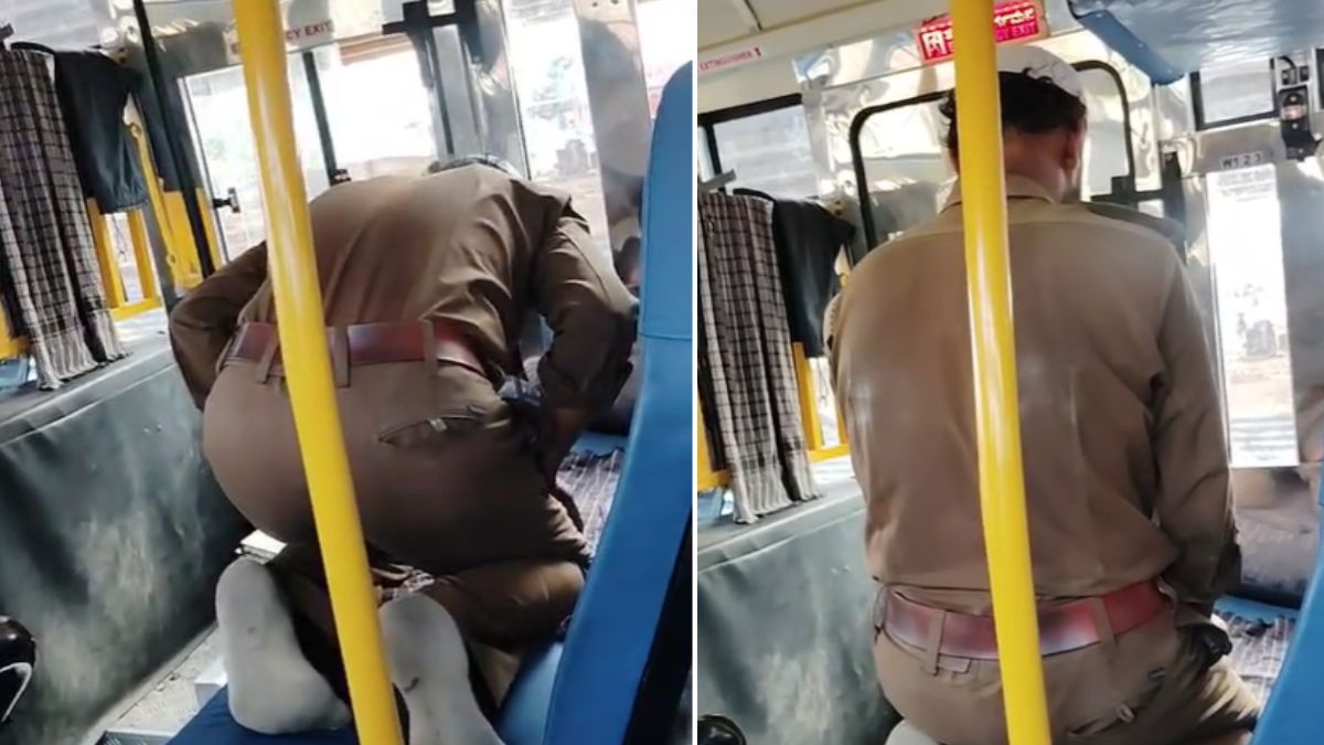 बस के अंदर कंडक्टर-ड्राइवर ने अदा की नमाज, बैठे रहे यात्री, VIDEO वायरल