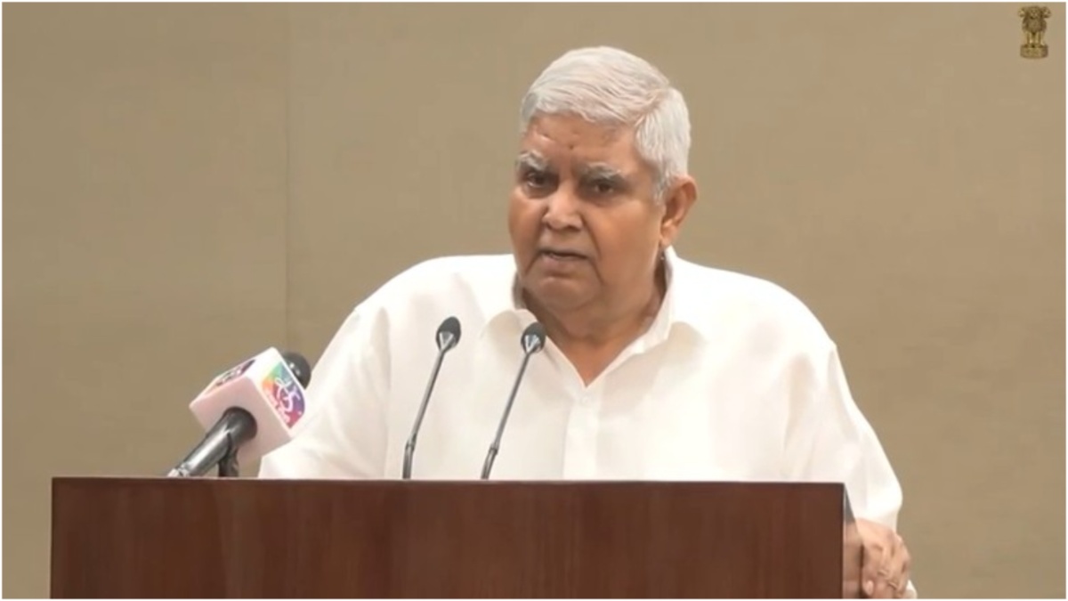 उपराष्ट्रपति जगदीप धनखड़ ने न्यायपालिका पर उठाए सवाल, बोले- आर्टिकल 142 न्यूक्लियर मिसाइल बन गया है