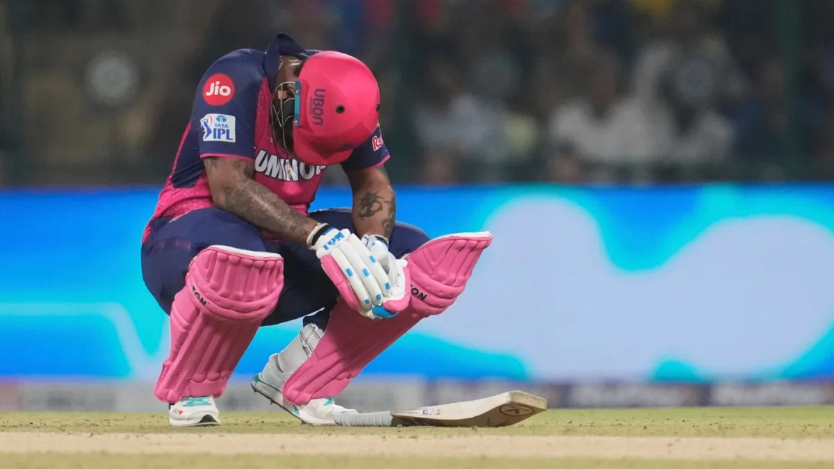 राजस्थान की हार का सबसे बड़ा विलेन, करोड़ों की रकम लेकर कर रहा दगाबाजी shimron hetmye- India TV Hindi