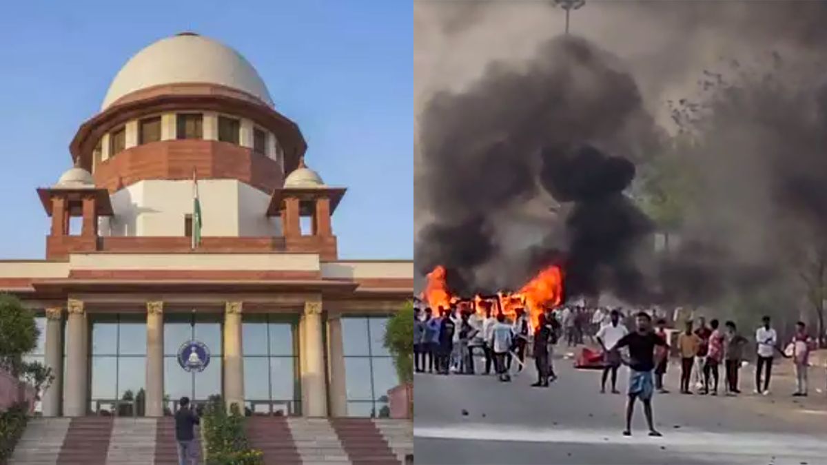 वक्फ कानून विरोधी प्रदर्शनों में हिंसा पर बोला सुप्रीम कोर्ट, जानें सुनवाई के दौरान क्या कहा
