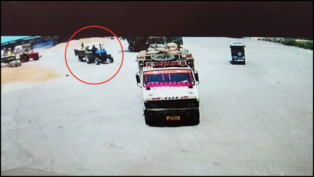 Video: गल्ला मंडी में ही भिड़ गए जीजा-साले, पहले हुई गोलीबारी फिर चले लाठी डंडे, ट्रैक्टर से कुचलने की कोशिश भी की