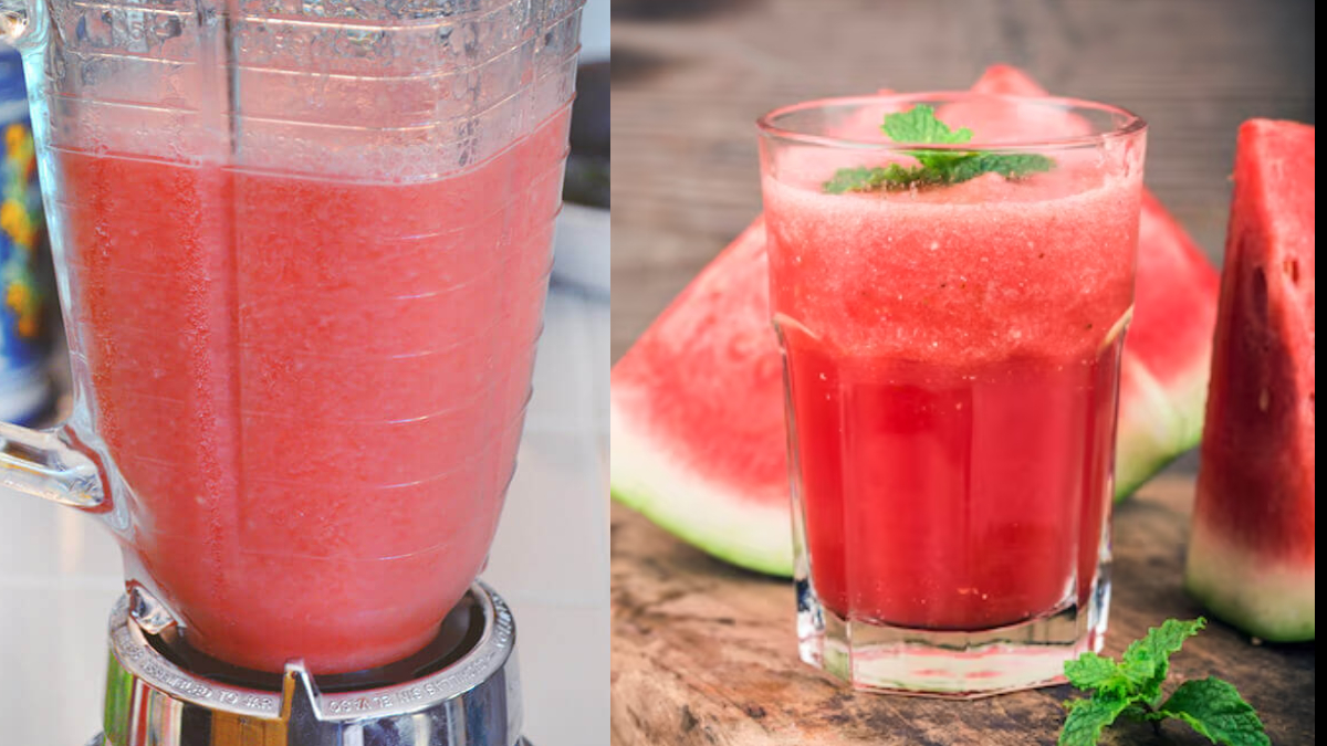 बिना जूसर के ऐसे निकालें तरबूज का जूस, पुदीना और काला नमक से आएगा बेहतरीन स्वाद, गर्मियों के लिए शानदार रेसिपी