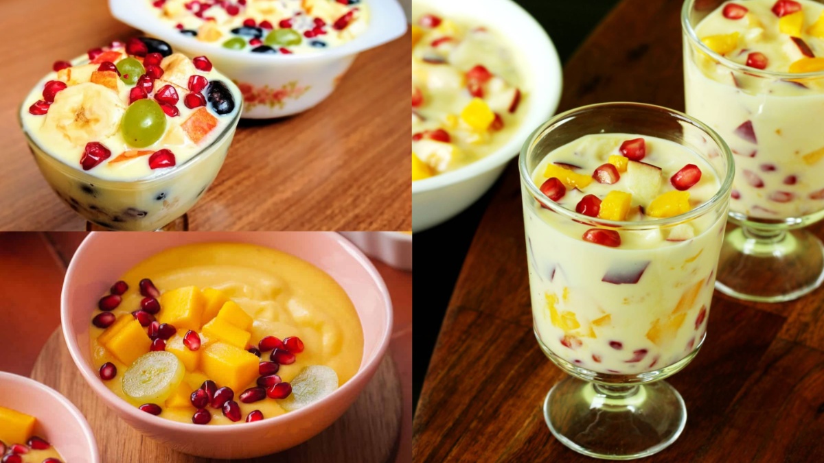 रात में है कुछ मीठा खाने का मन तो झटपट बना लें फ्रूट कस्टर्ड, मिनटों में रेसिपी होगी तैयार