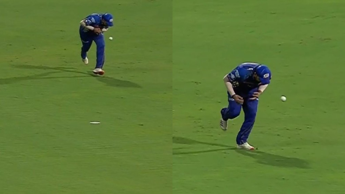 रोहित शर्मा ने छोड़ा आसान कैच, इस वजह से अगले ओवर में जाना पड़ा मैदान से बाहर; देखें VIDEO