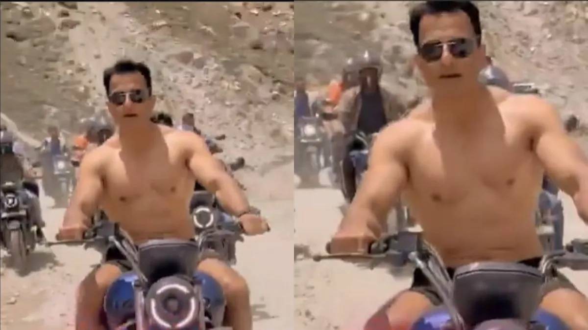 सोनू सूद ने शर्टलेस होकर दौड़ाई बाइक, कर बैठे एक गलती, अब हिमाचल पुलिस लेगी एक्शन