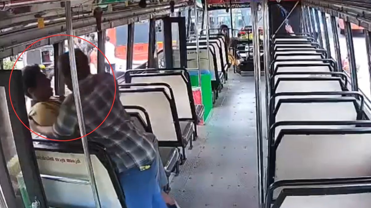 बस में घुसकर कंडक्टर पर चाकू से किया हमला, दिल दहला देने वाला VIDEO आया सामने