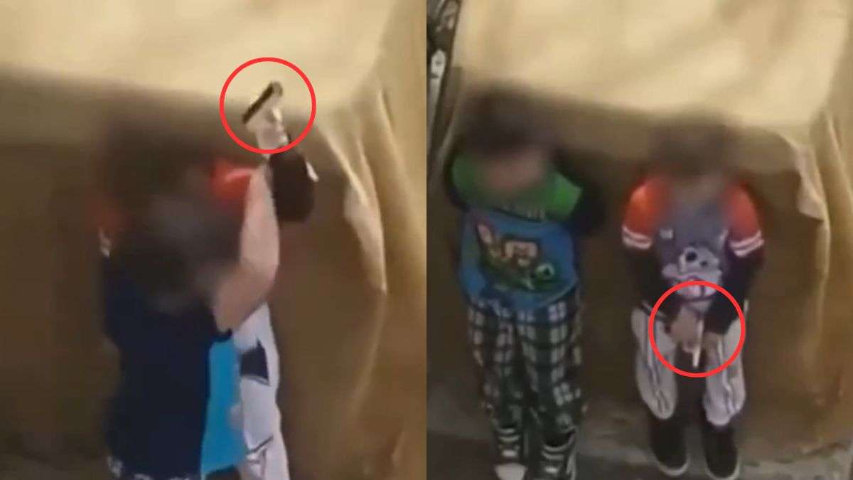 लोडेड बंदूक लिए खड़े थे 7 और 9 साल के बच्चे, पुलिस ने इस तरह मामले को किया हैंडल