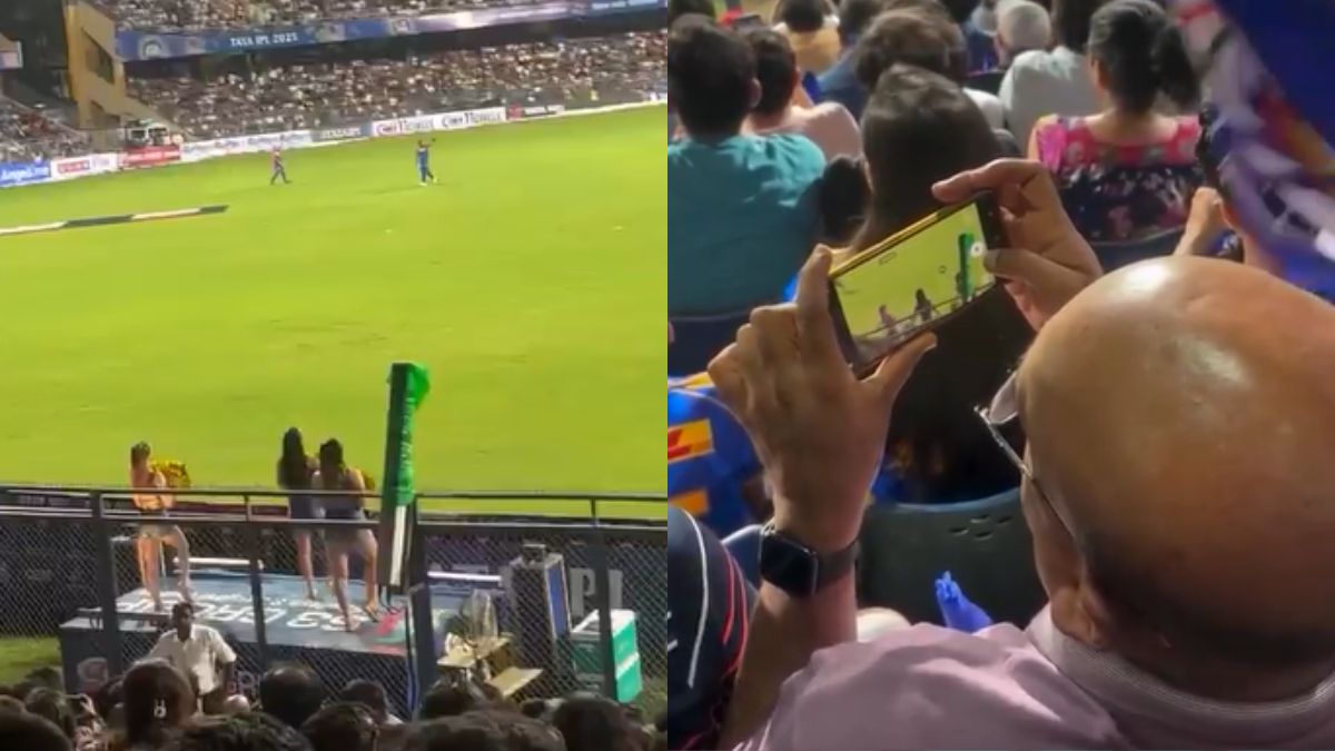 IPL देखने आए अंकल ने मैच छोड़ चीयरलीडर्स पर किया फोकस, Video देख लोगों ने कहा- चचा का गोल क्लियर है
