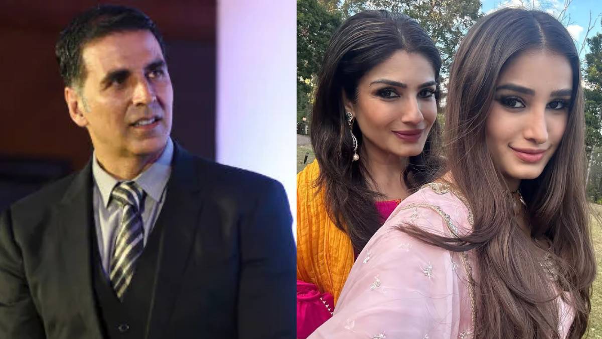 इवेंट में रवीना टंडन की बेटी राशा से टकराए अक्षय कुमार, कुछ इस अंदाज में की मुलाकात