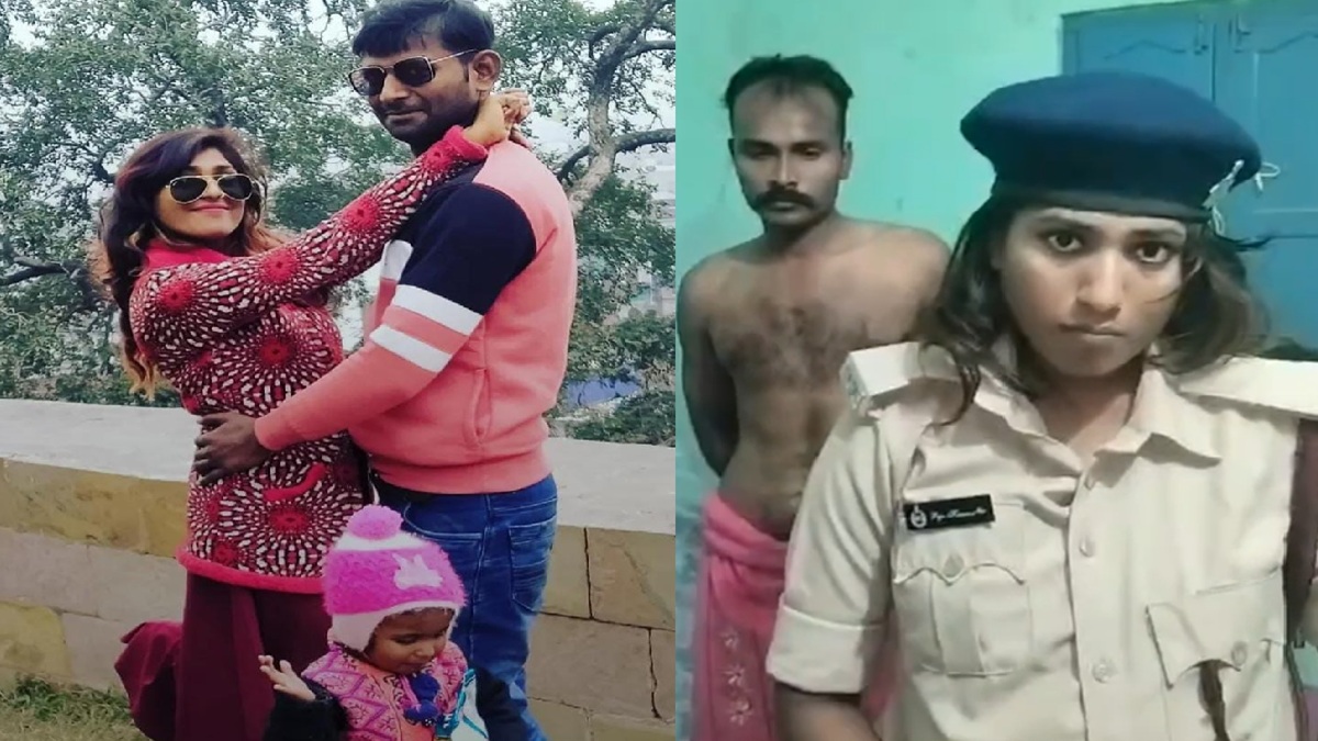 पत्नी की सरकारी नौकरी लगने के बाद ड्यूटी पर तैनात सहकर्मी से चक्कर, पति से मांगा तलाक और जान से मारने की दी धमकी-VIDEO