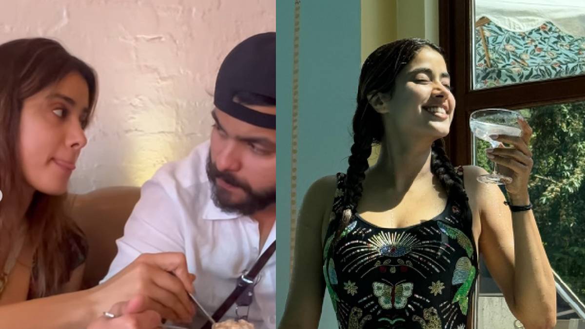 शिखर पहाड़िया की प्लेट से लिया खाना तो मिला ऐसा रिएक्शन, बॉयफ्रेंड संग लंदन टूर पर निकलीं जाह्नवी कपूर