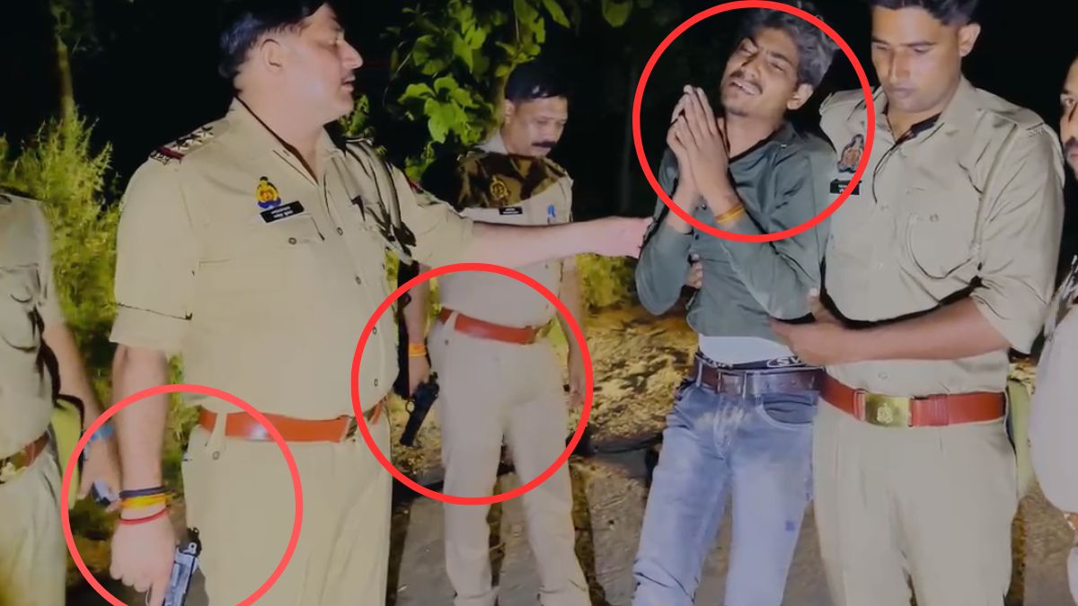 एनकांउटर का भय! पुलिसकर्मियों पर फायरिंग कर फंस गया बदमाश, गिरफ्त में आते ही लगा रोने, गिड़गिड़ाकर मांगने लगा माफी
