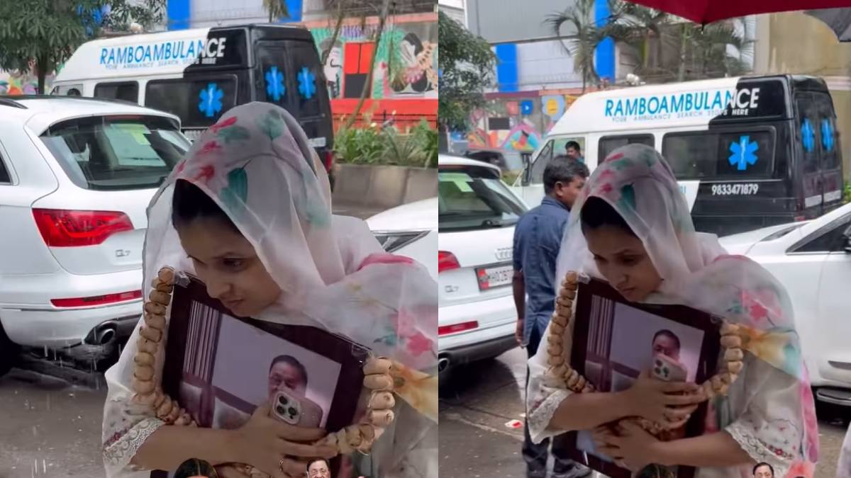डार्क सर्कल, सफेद लिबास, तेज बारिश में पिता की फोटो सीने से लगाए मन्नारा