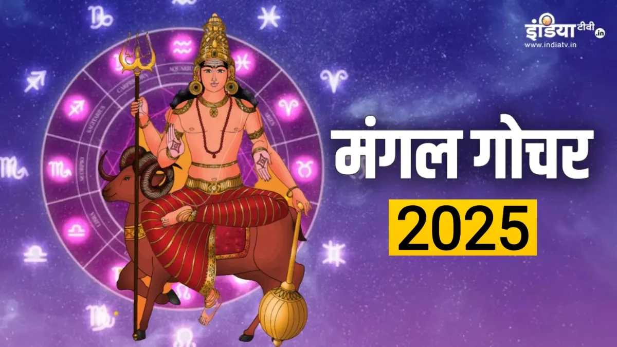 Mangal Gochar: मंगल का 7 जून को होगा मित्र राशि सिंह में गोचर, आचार्य इंदु प्रकाश से जानें सभी 12 राशियों पर इसका प्रभाव Mangal Gohar 2025- India TV Hindi