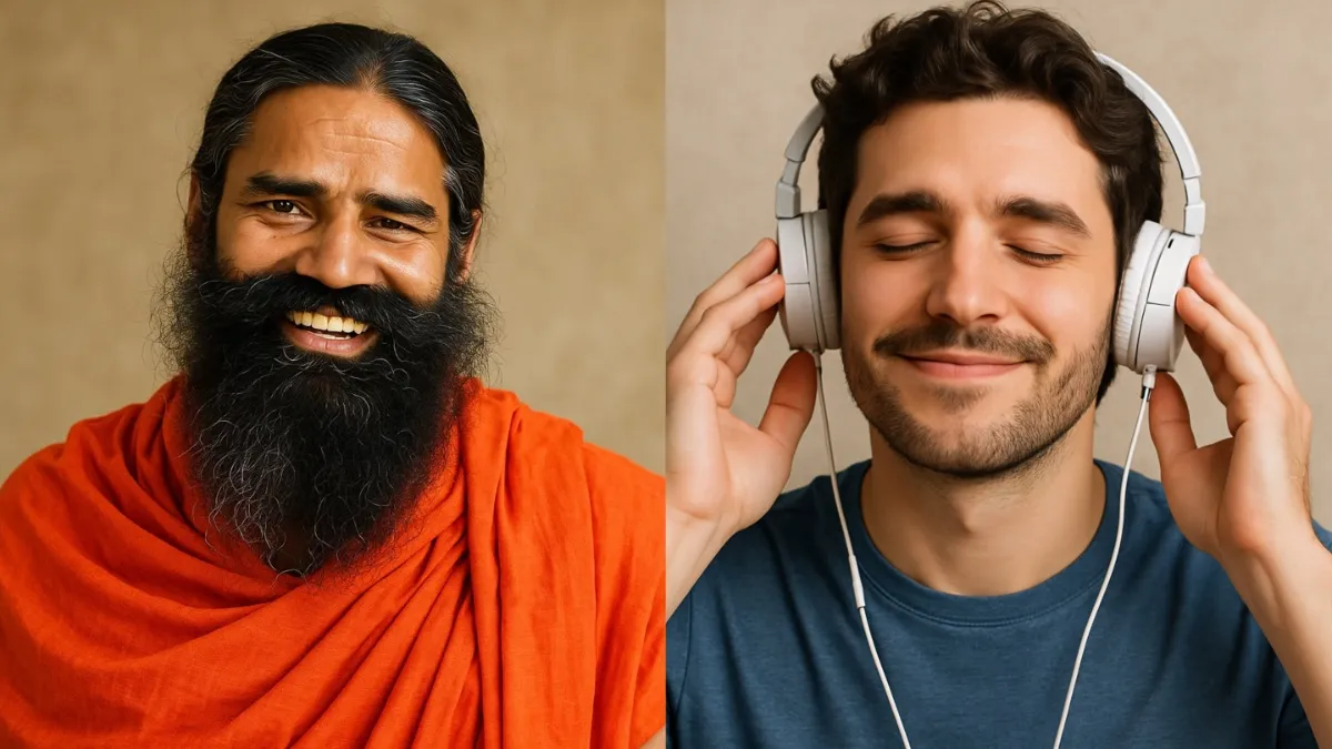 योग और संगीत की जुगलबंदी से कई बीमारियों की होगी छुट्टी, बाबा रामदेव से जानें म्यूजिक से मूड़ कैसे होता है अच्छा? बाब रामदेव - India TV Hindi