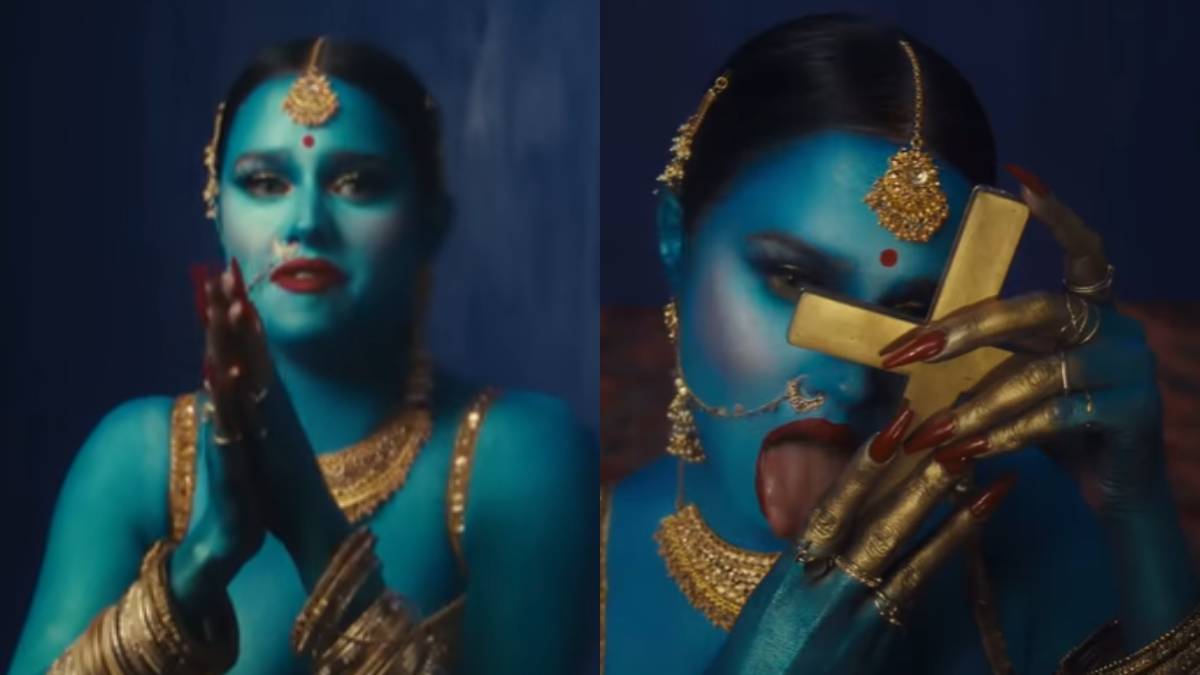 मां काली का अवतार धारण कर क्रॉस को बनाया प्रॉप, सिंगर के वीडिया पर मचा बवाल