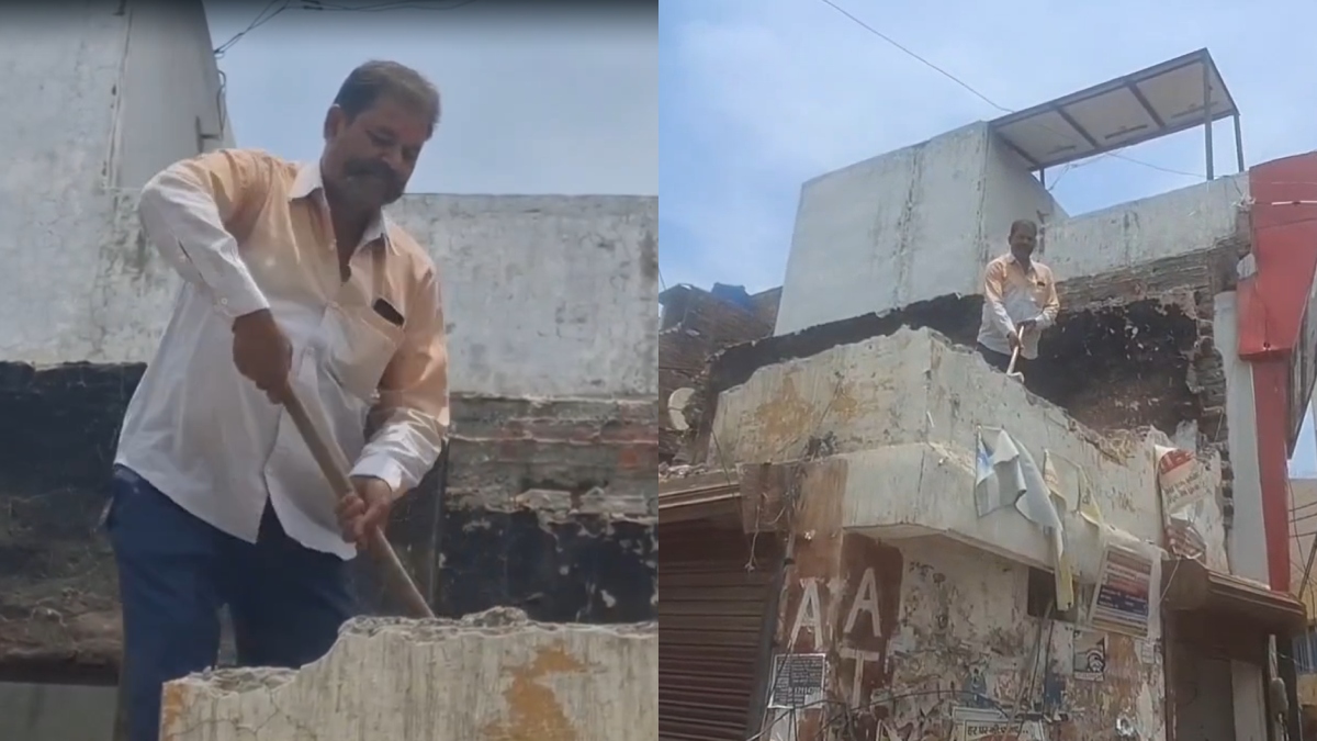 संभल: बीजेपी नेता खुद ही तोड़ी अपनी 70 साल पुरानी 5 पैतृक दुकानें, PWD ने बताया था अवैध निर्माण