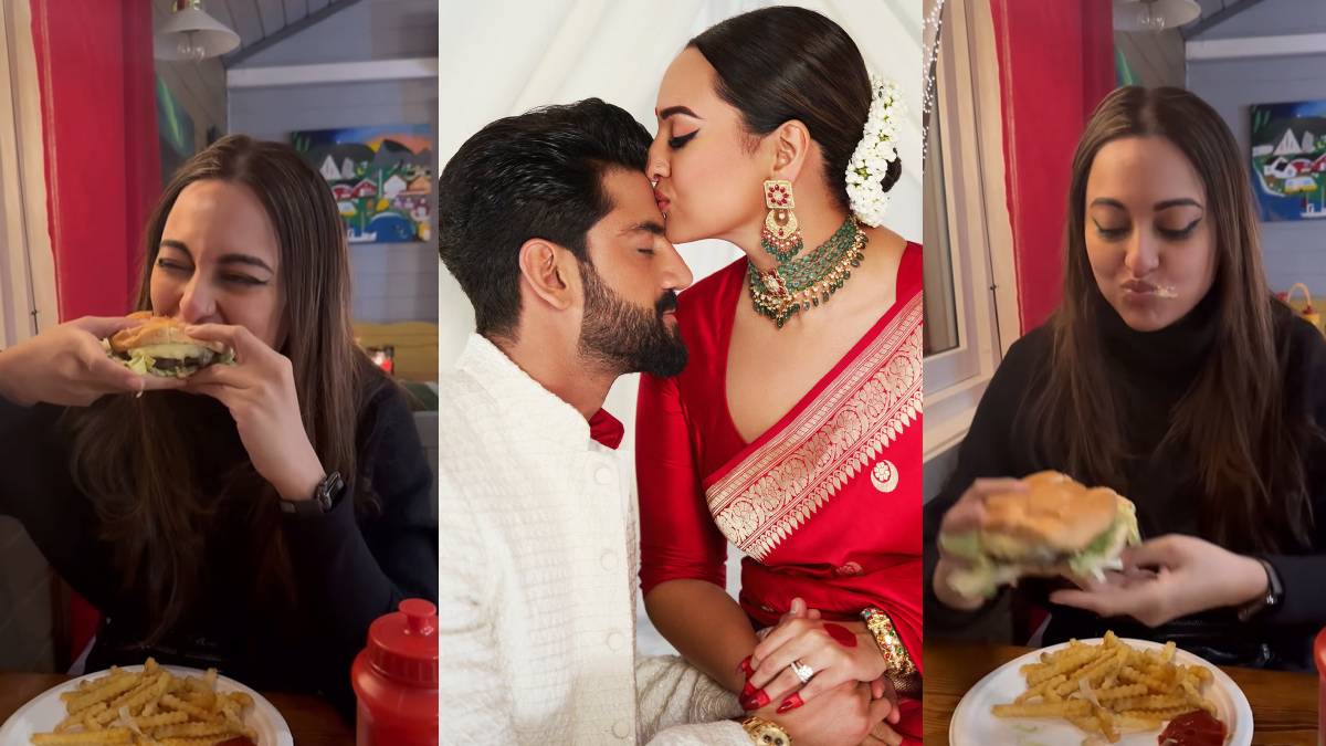 क्या सोनाक्षी सिन्हा ने खाया बीफ बर्गर? वीडियो देख भड़के लोग तो पति को बताना पड़ा सच