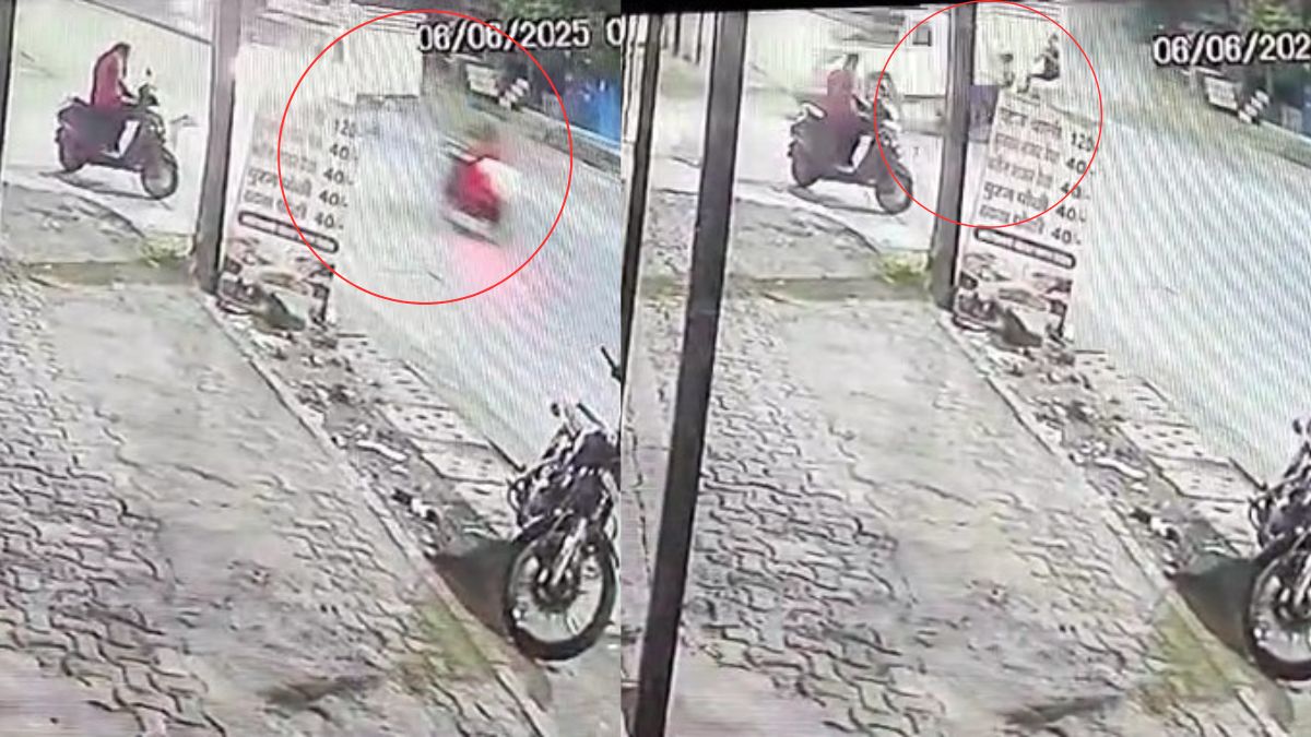 VIDEO: नागपुर में दर्दनाक हादसा, रोड क्रॉस कर रही पिकअप में बाइक ने मारी टक्कर, दो की मौत