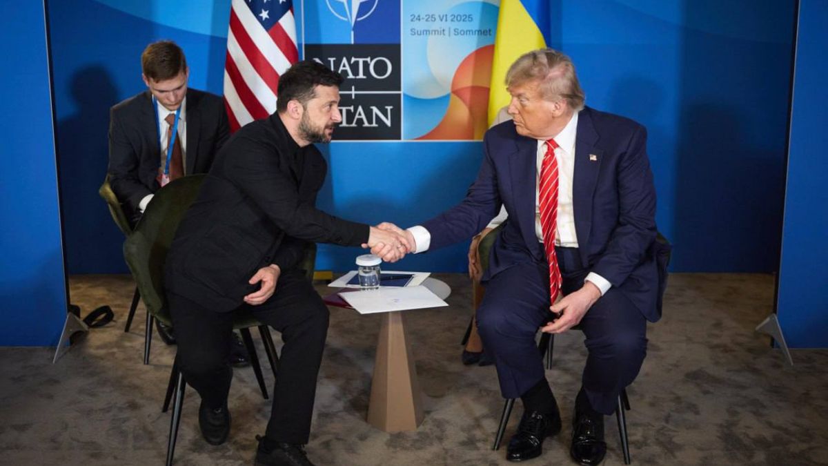 NATO Summit: ट्रंप और जेलेंस्की की हुई मुलाकात, रूस-यूक्रेन युद्ध पर जानें हुई कौन सी बात?