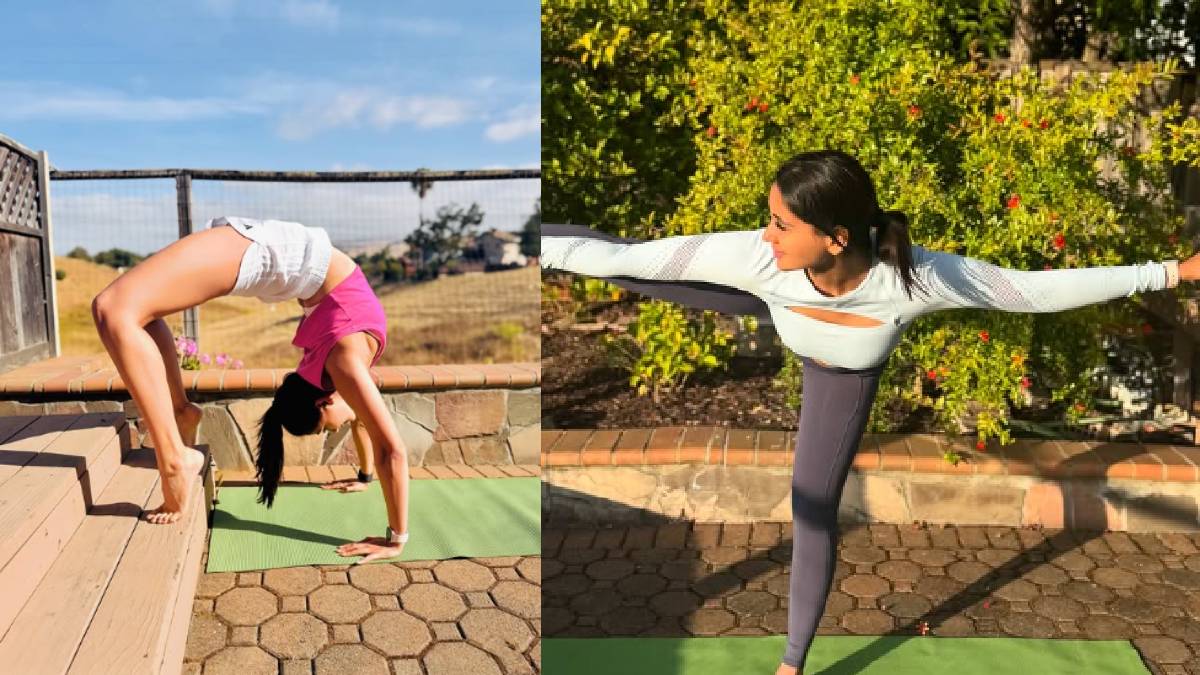 International Yoga Day: राजकुमार राव ने साधा आसन, निमृत कौर ने भी दिए पोज